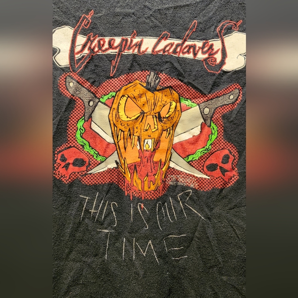 Black Creepin Cadavers Tee, Men's L